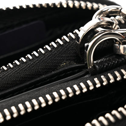 Prada Saffiano Mini Triangle Crossbody Pouch Black 14 of 15