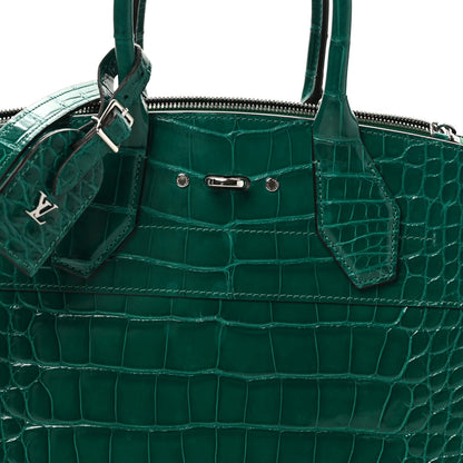 Louis Vuitton Alligator City Steamer MM Emeraude 7 of 9