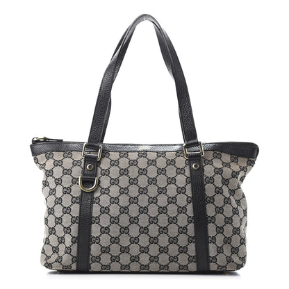 Gucci Monogram Abbey Medium Tote Navy 1 of 9