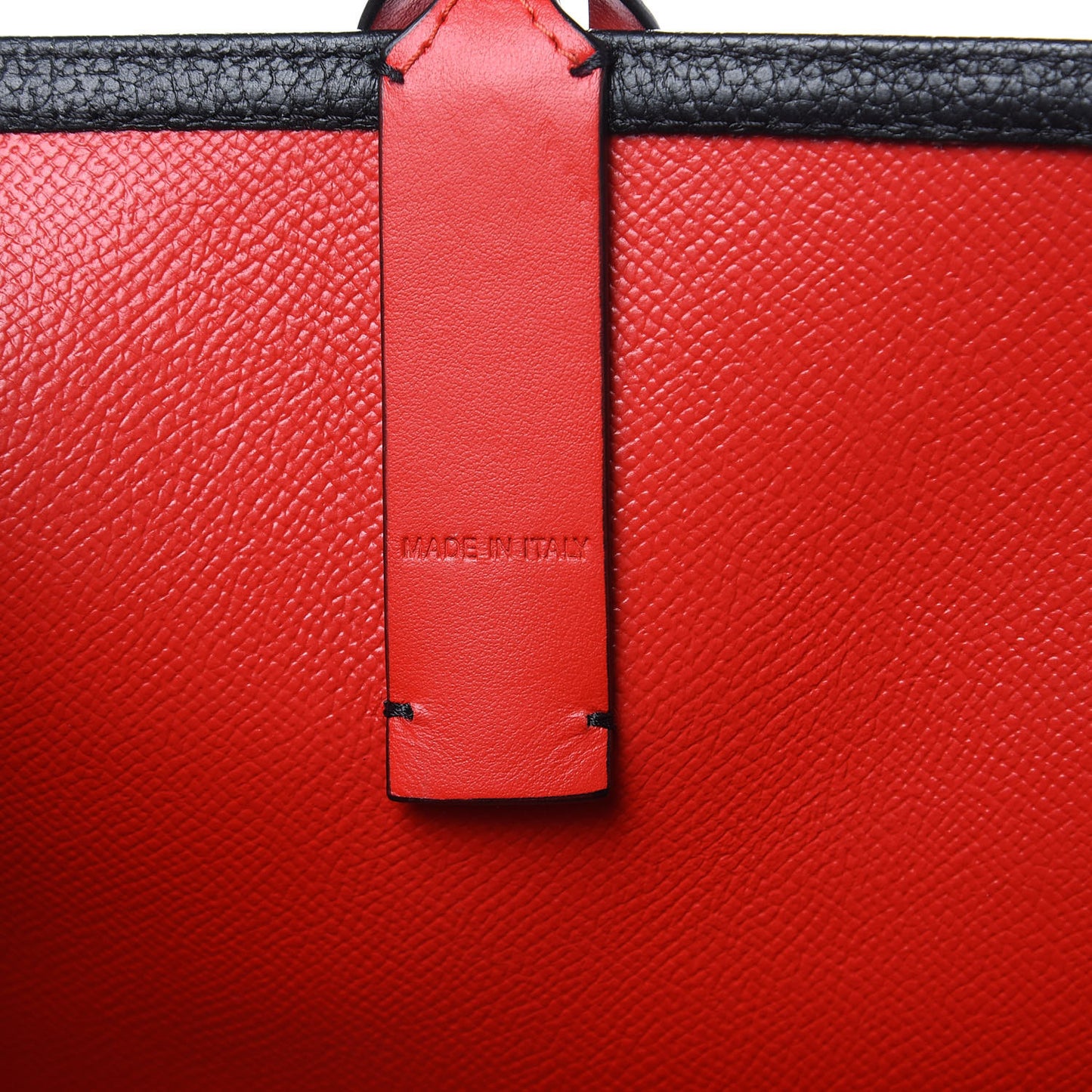Calfskin Spikes East West Cabata Tote Black