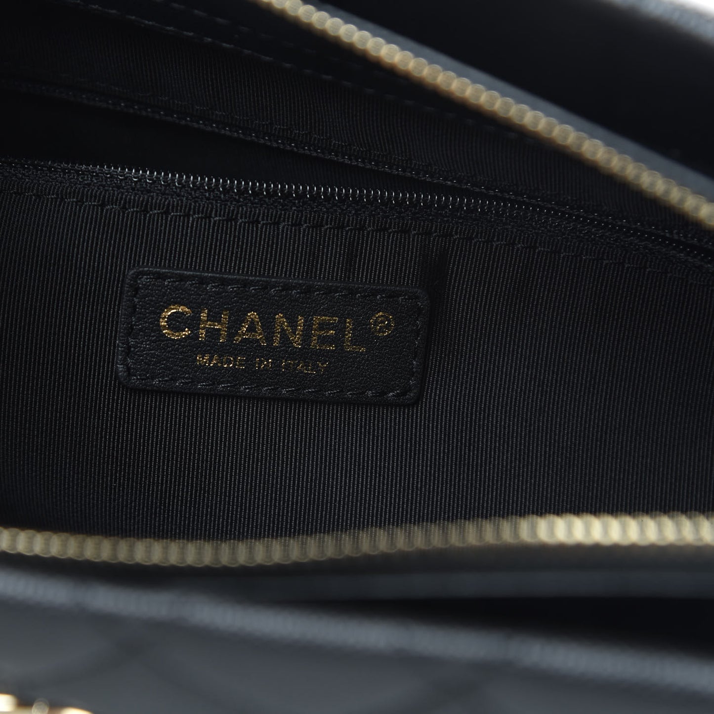 Caviar Quilted Rolled Up Tote Black