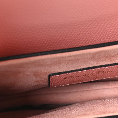 Christian Dior Grained Calfskin Mini Saddle Bag Pink 5 of 10