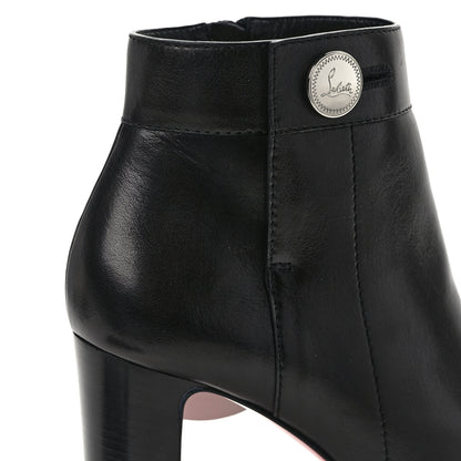 Christian Louboutin Calfskin Janis Alta 120 Booties 37 Black 8 of 9