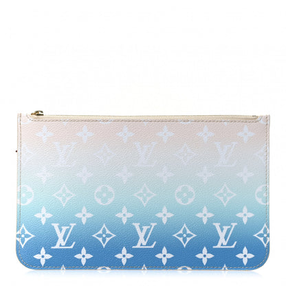 Louis Vuitton Monogram By The Pool Neverfull MM Pochette Blue 1 of 4