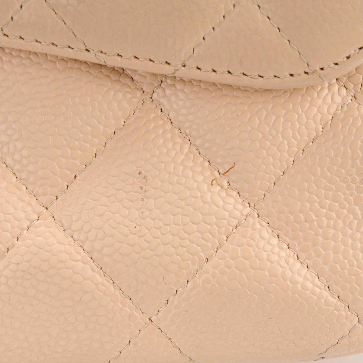 Chanel Caviar Quilted Jumbo Single Flap Beige 11 of 11