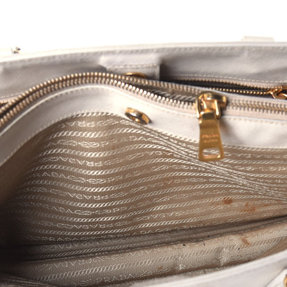 Prada Saffiano Lux Medium Tote Talco 12 of 12
