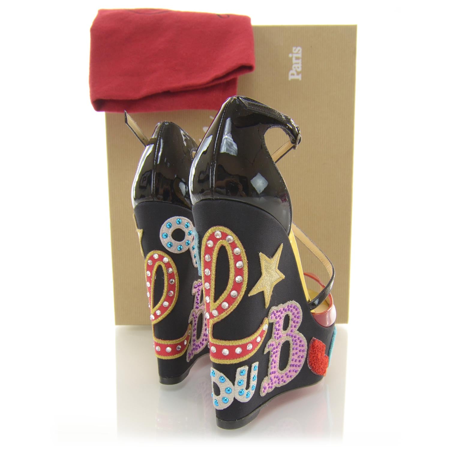 Christian Louboutin LE 20th Anniversary Zeppa 140 Platform Wedges 35 3 of 6