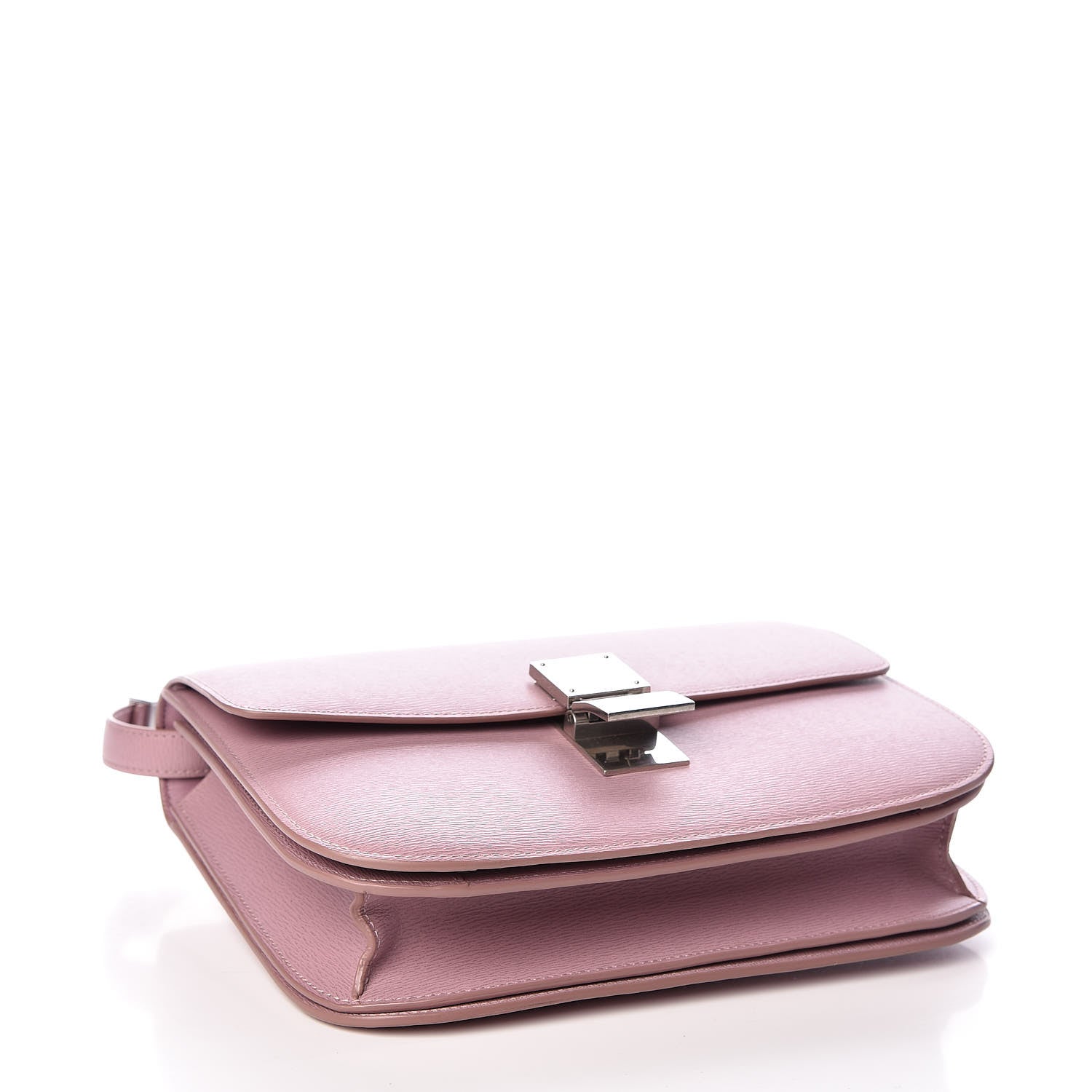 Celine Liege Calfskin Medium Classic Box Flap Bag Antique Rose 4 of 9