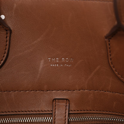 The Row Polished Saddle Calfskin Soft Margaux 15 Cuir 6 of 12