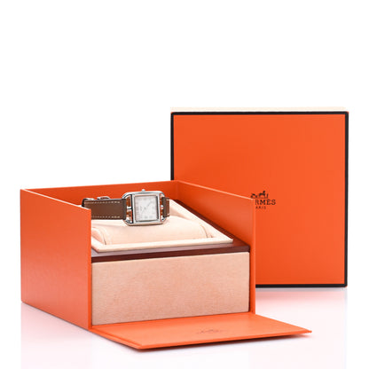 Hermes Stainless Steel Swift 23mm Cape Cod Quartz Watch Etoupe 5 of 5