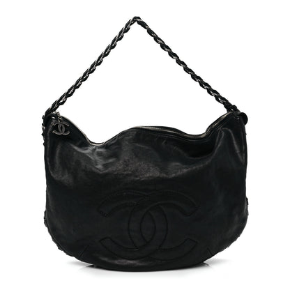 Chanel Calfskin Modern Chain Hobo Black 1 of 8