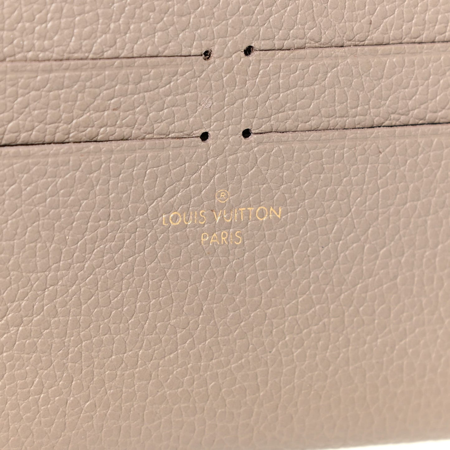 Calfskin Felicie Chain Wallet Card Holder Insert Tourterelle
