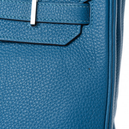 Hermes Togo Birkin 35 Bleu Azteque 12 of 17