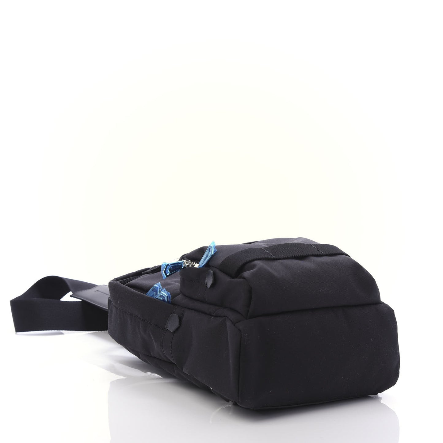 Nylon Small Downtown Sling Bag Black
