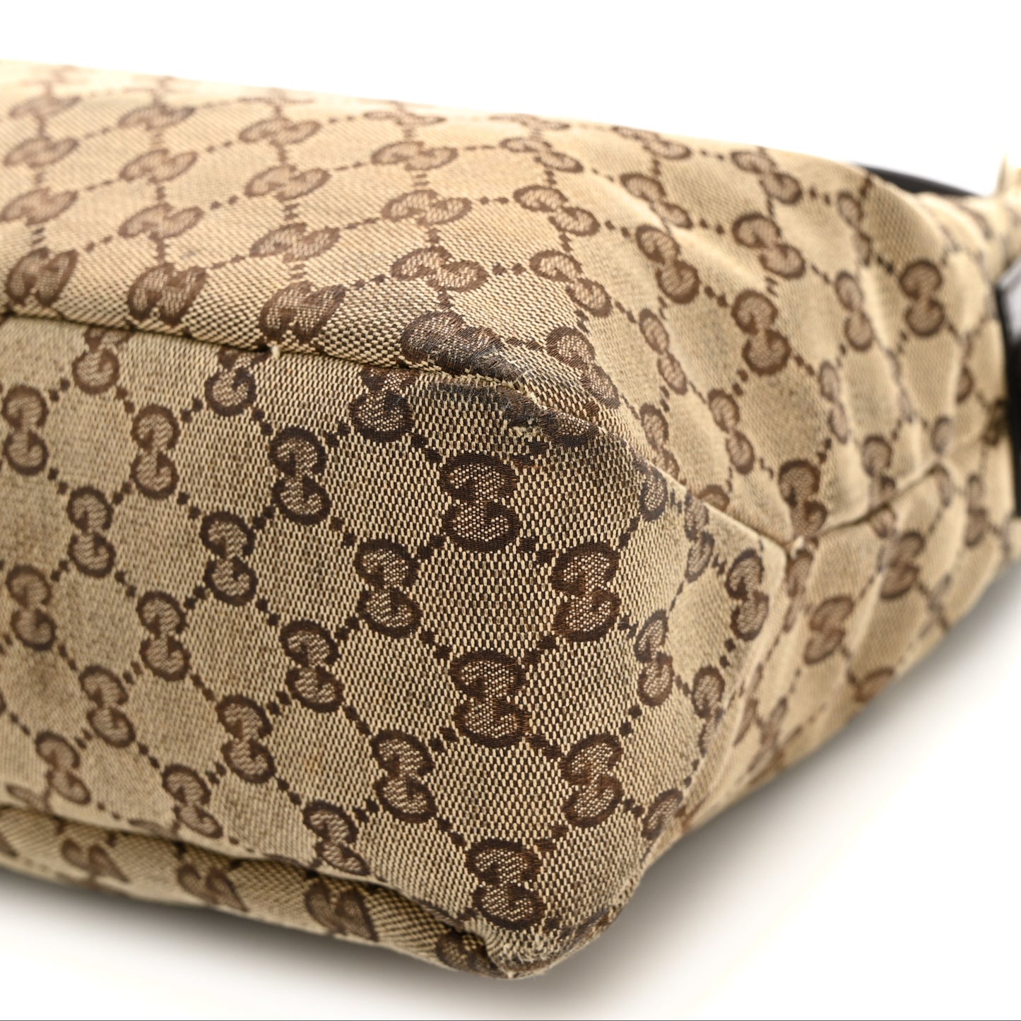 Monogram Medium Horsebit Chain Hobo Dark Brown