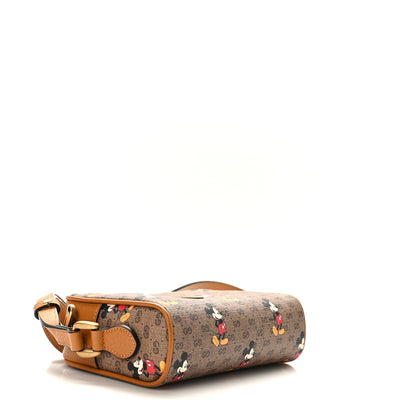 Gucci X DISNEY Mini Vintage GG Supreme Monogram Mickey Mouse Shoulder Bag Beige Vintage Sun Oil 4 of 10