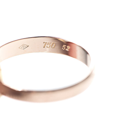 Cartier 18K Pink Yellow White Gold Classic Les Must De Trinity Ring 52 6 3 of 4