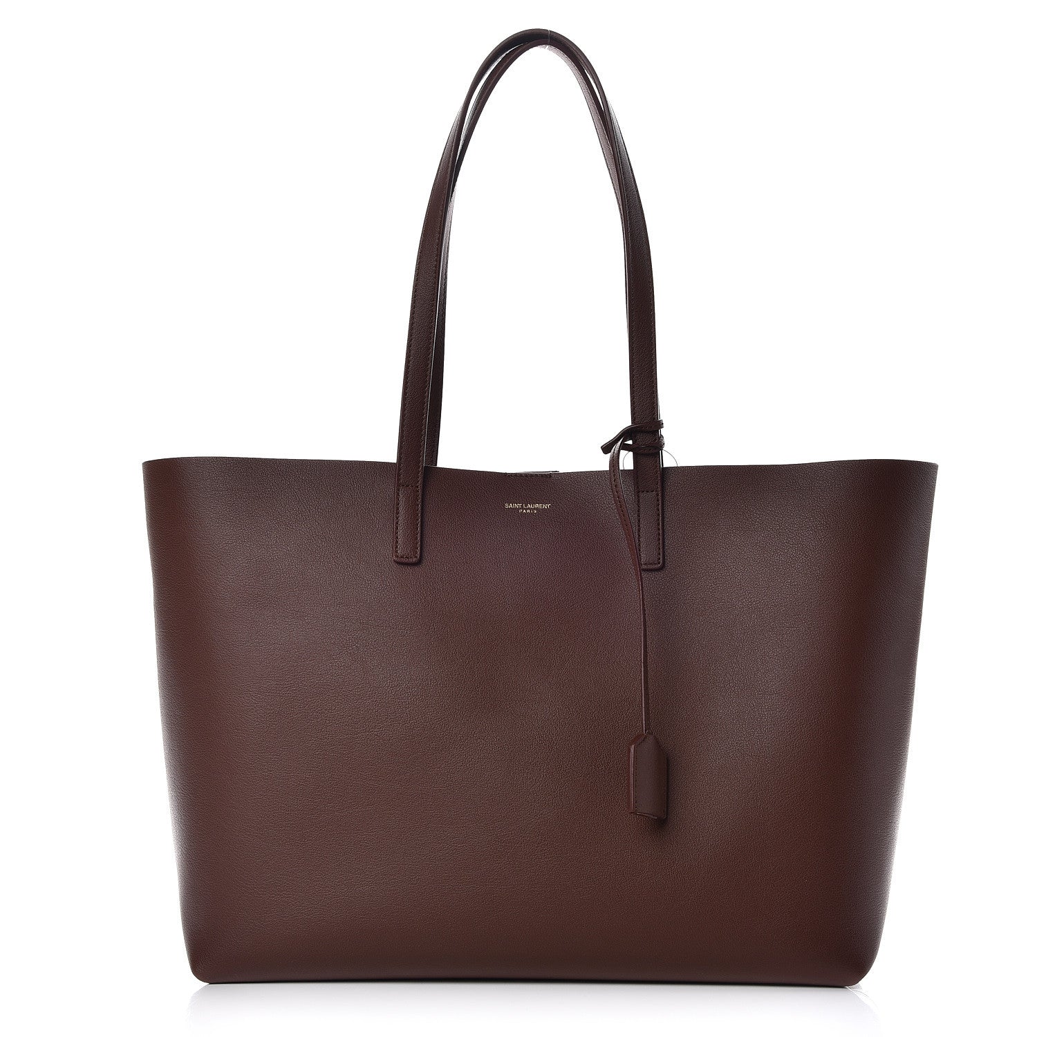 Saint Laurent Calfskin Large Shopping Tote Old Brandy 3 of 10