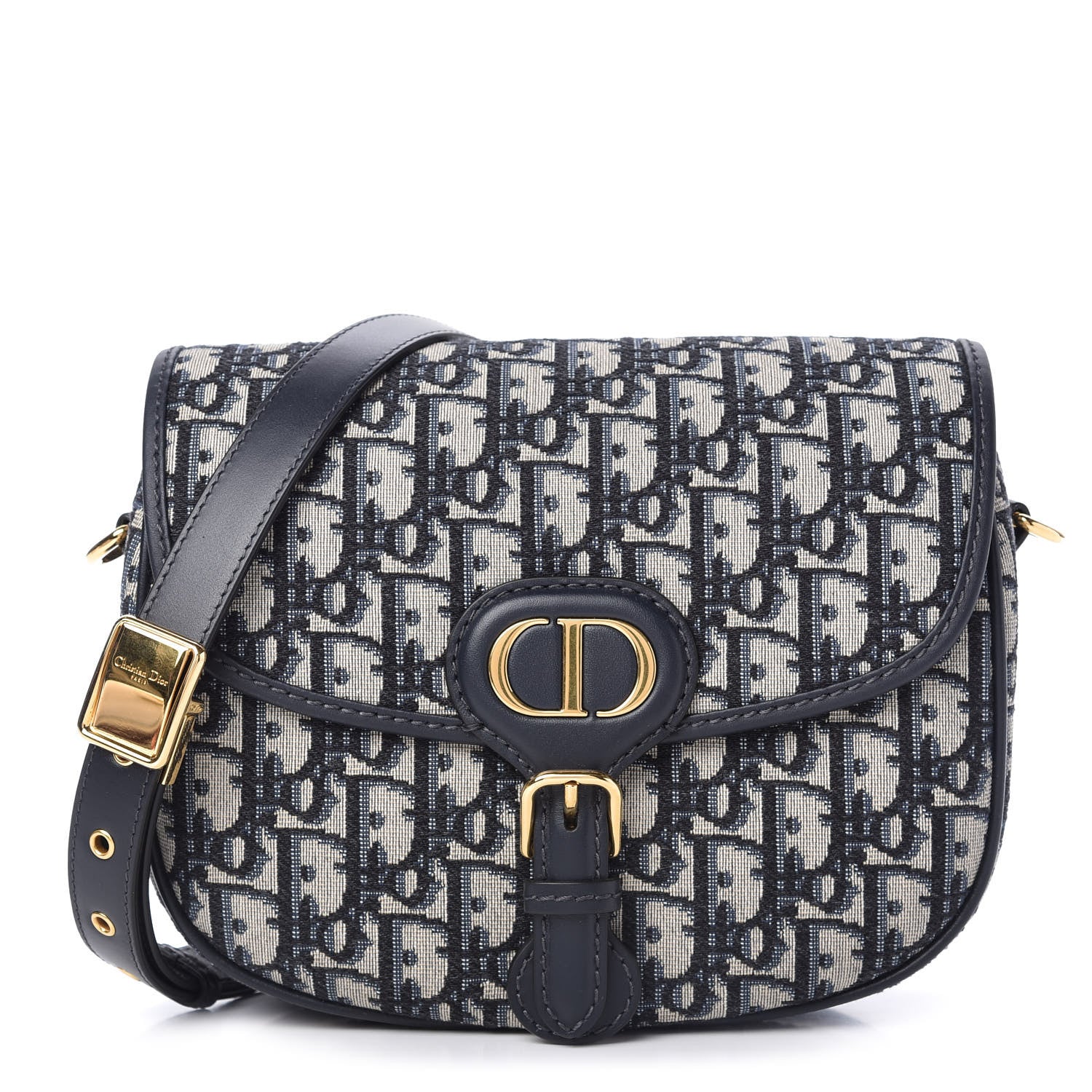 Christian Dior Oblique Medium Bobby Flap Blue 1 of 9