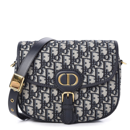 Christian Dior Oblique Medium Bobby Flap Blue 1 of 9