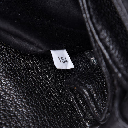 Miu Miu Goatskin Madras Flap Shoulder Bag Black 6 of 10