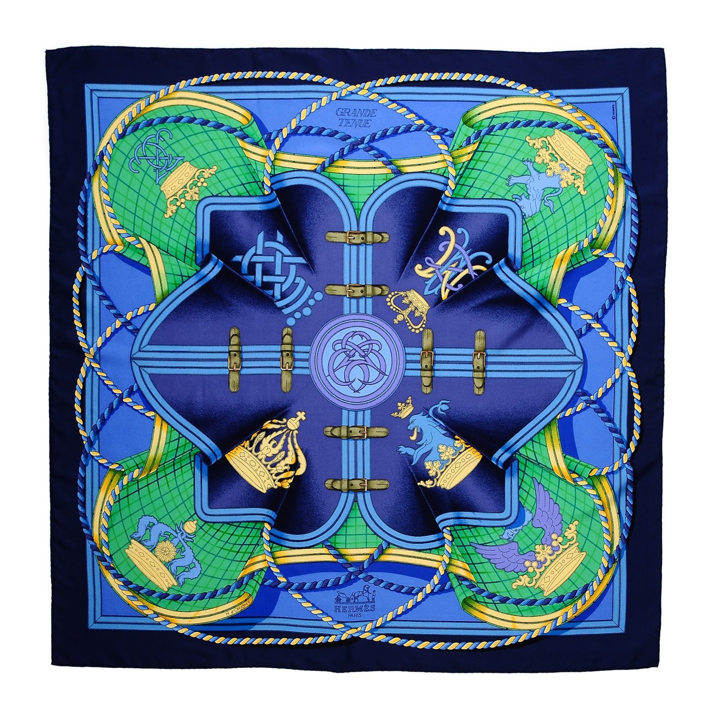 Silk Grande Tenue Scarf 90