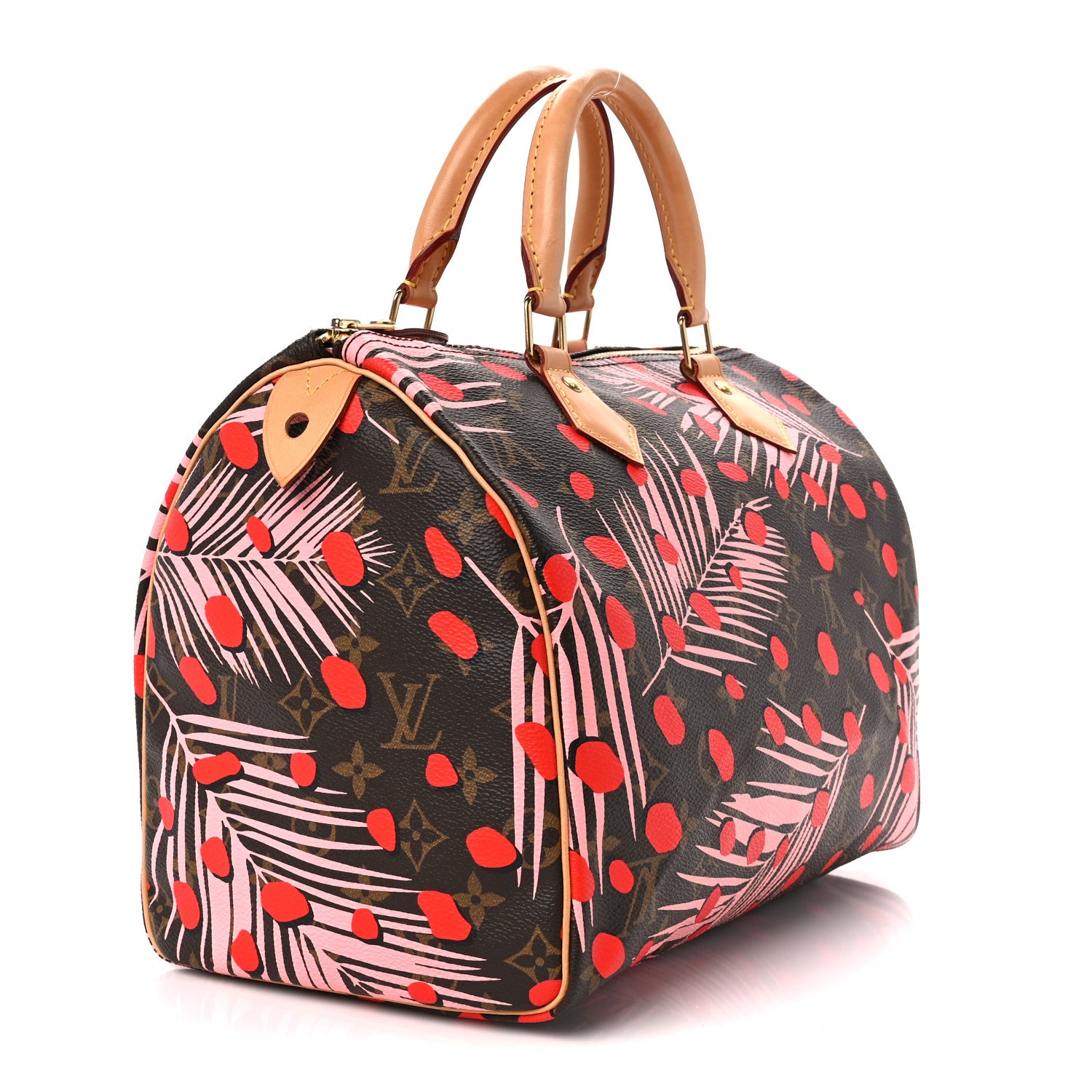 Louis Vuitton Monogram Jungle Dots Speedy 30 Sugar Pink Poppy 3 of 13