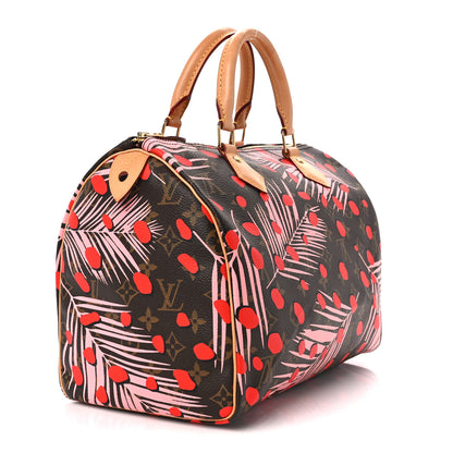 Louis Vuitton Monogram Jungle Dots Speedy 30 Sugar Pink Poppy 3 of 13