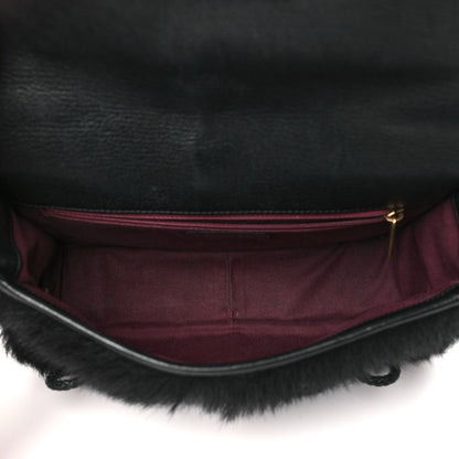 Chanel Goatskin Fur Paris Dallas Messenger Bag  Black 5 of 11