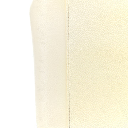 Chanel Caviar Quilted CC Tote White 12 of 17