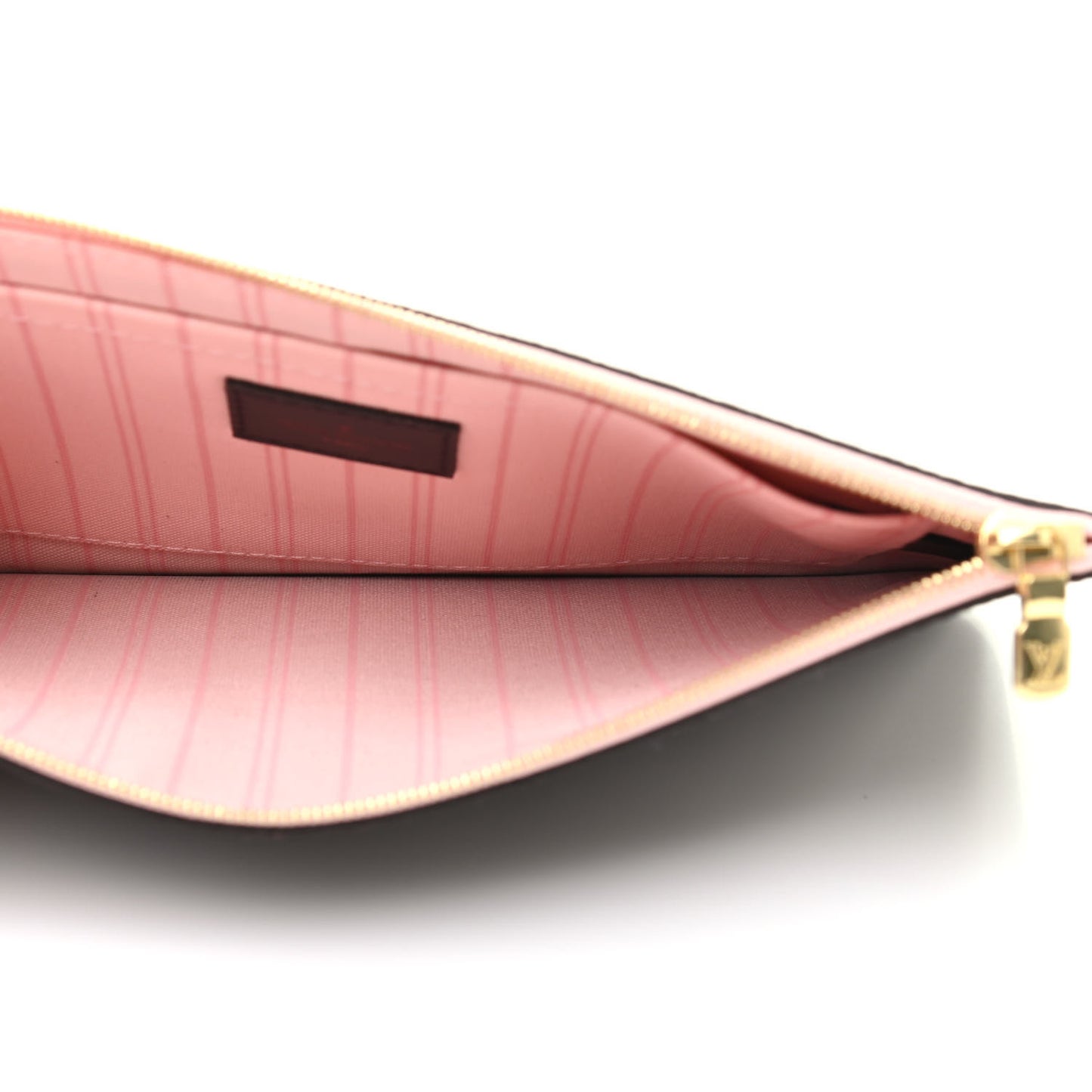 Damier Ebene Neverfull MM GM Pochette Rose Ballerine