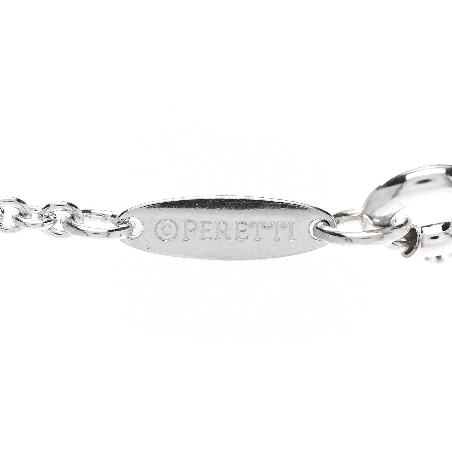 Tiffany Sterling Silver Diamond Mesh Pendant Necklace 7 of 7