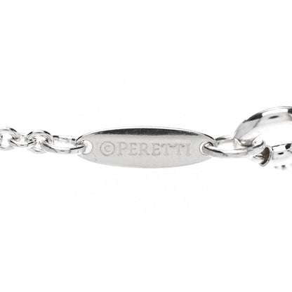 Tiffany Sterling Silver Diamond Mesh Pendant Necklace 7 of 7