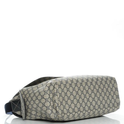 Gucci GG Plus Monogram Messenger Diaper Bag Navy 4 of 7