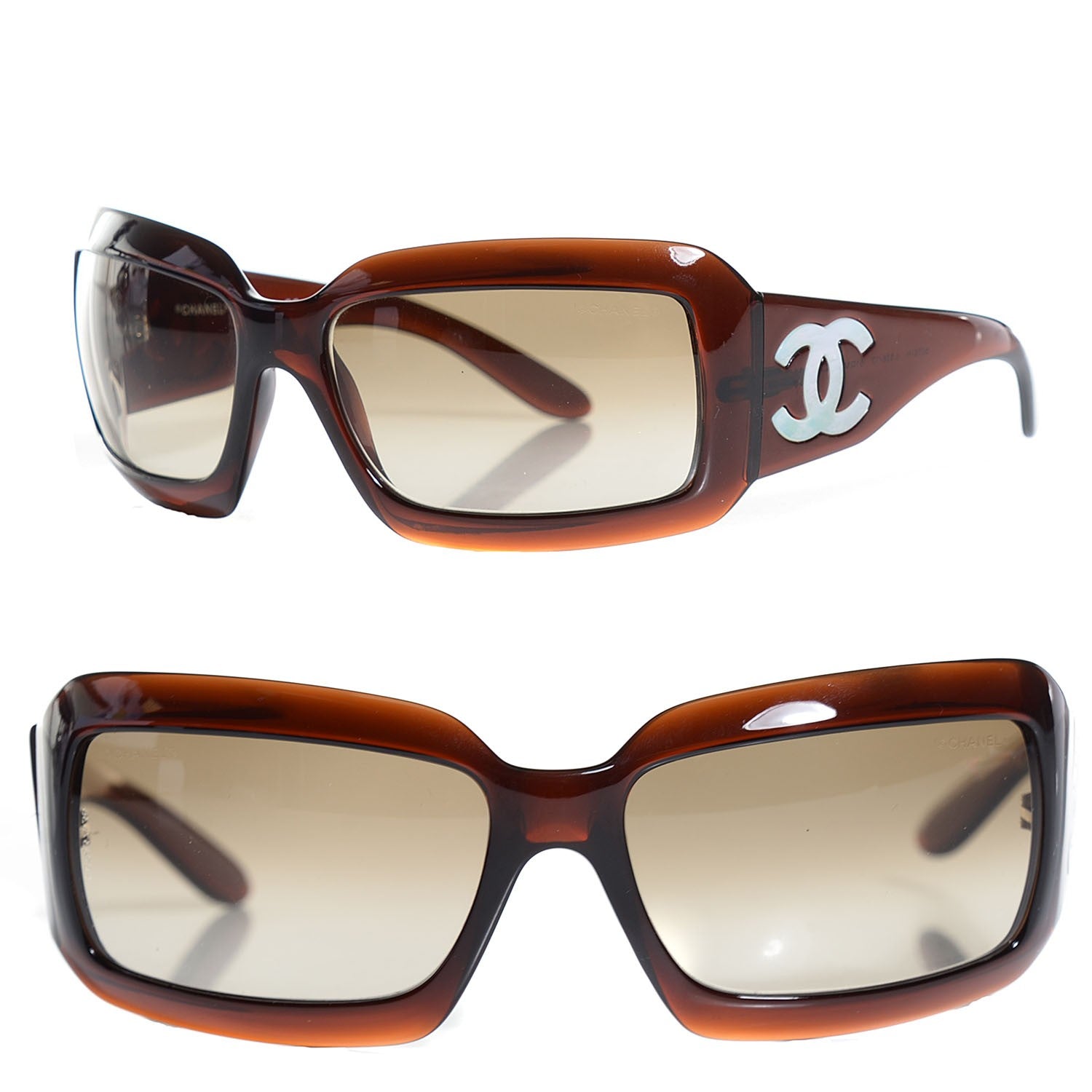 Chanel Mother of Pearl Sunglasses 5076 H Brown 1 of 7