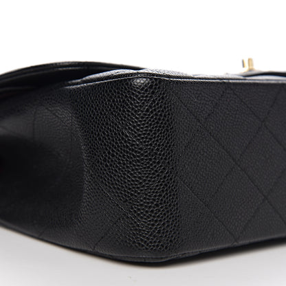 Chanel Caviar Quilted Jumbo Double Flap Black 7 of 11