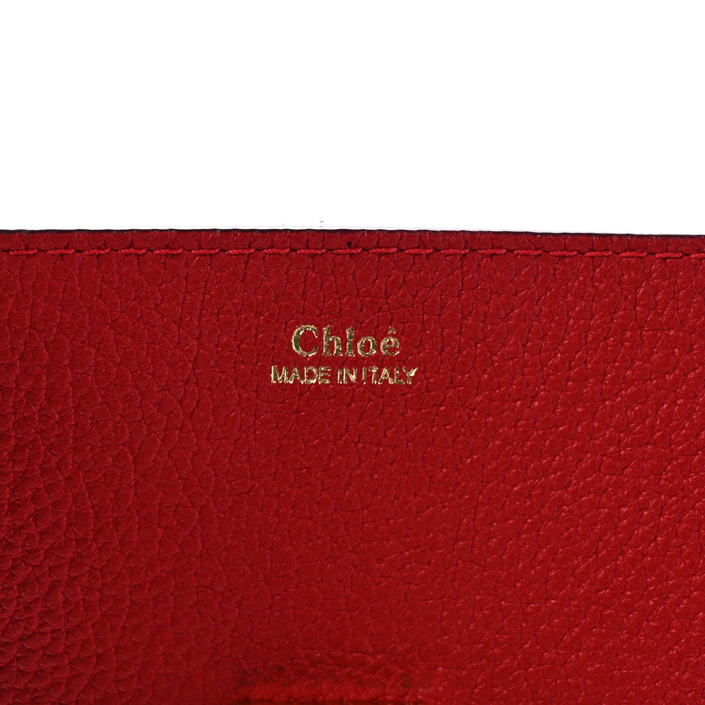 Grained Lambskin Drew Shoulder Bag Plaid Red