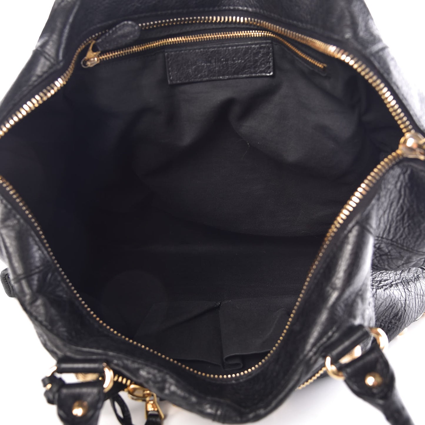 Agneau Giant 12 Gold Hardware Work Black