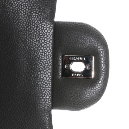 Chanel Caviar Maxi Single Flap Grey 6 of 9