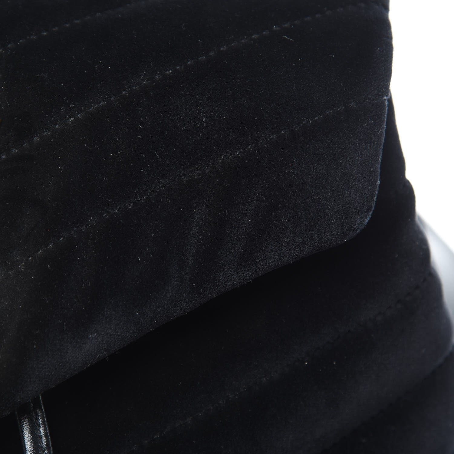 Saint Laurent Velvet Y Quilted Monogram Small Loulou Backpack Black 12 of 17