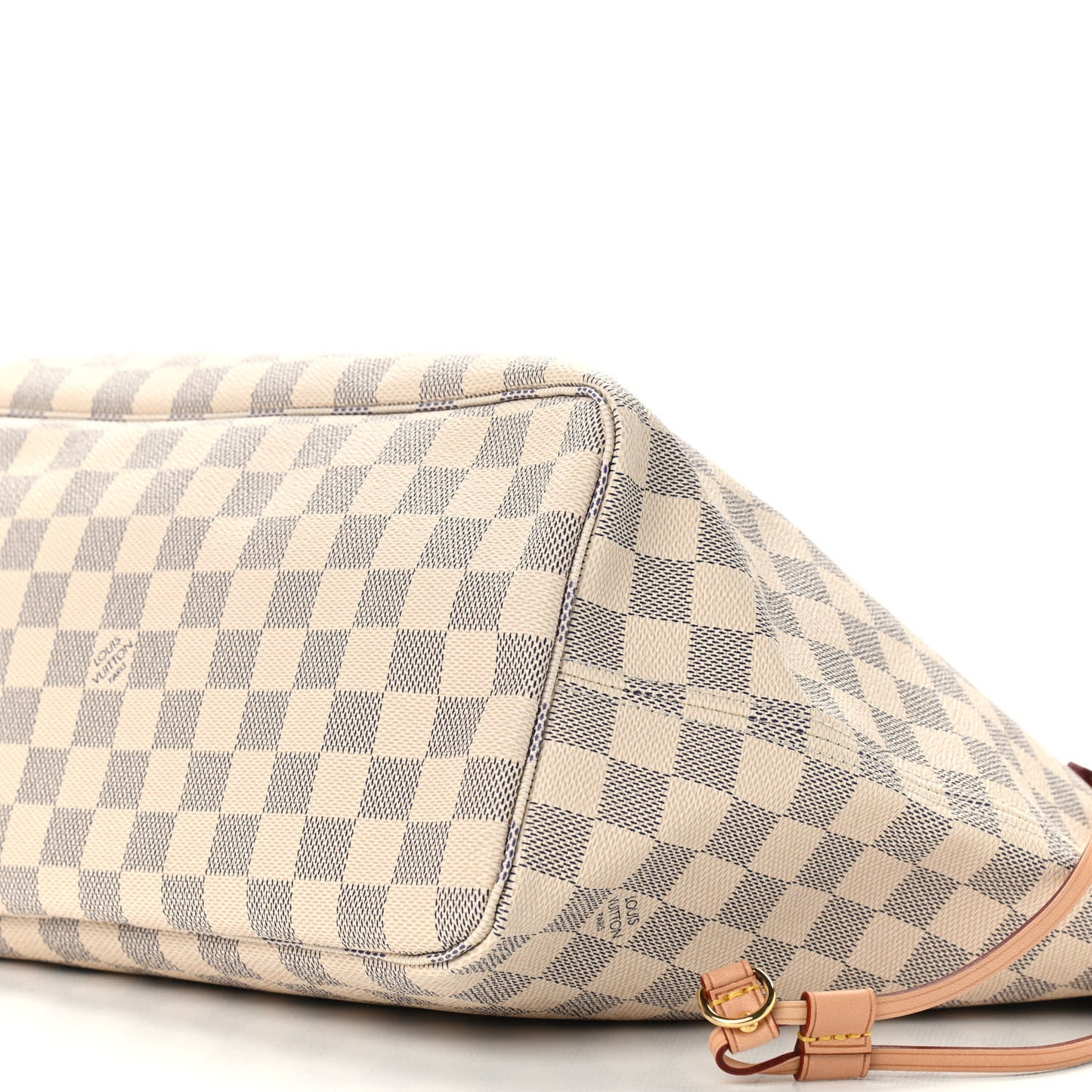 Damier Azur Neo Neverfull MM Rose Ballerine