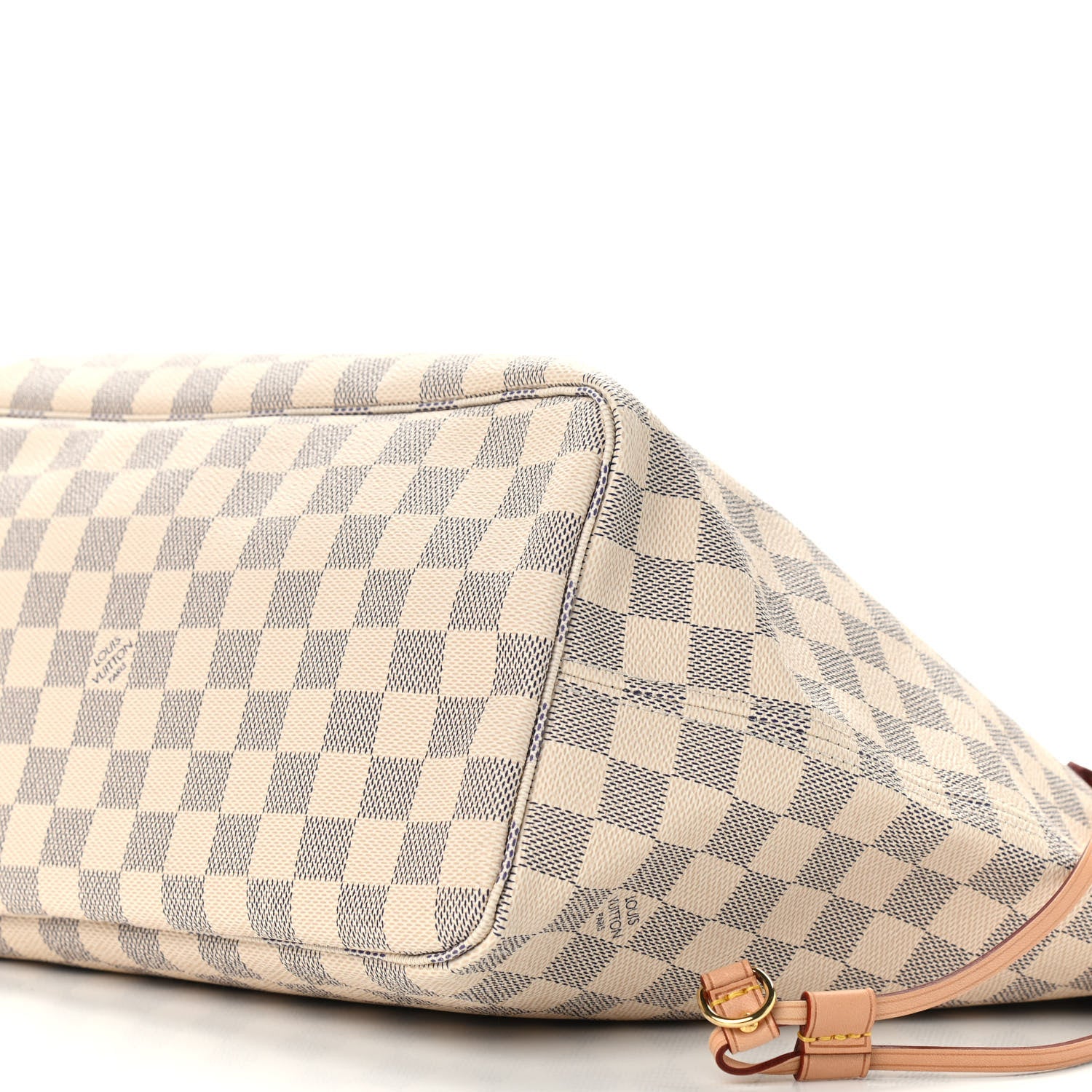 Louis Vuitton Damier Azur Neo Neverfull MM Rose Ballerine 10 of 10
