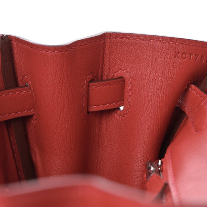 Hermes Swift Birkin 25 Vermillion 21 of 34