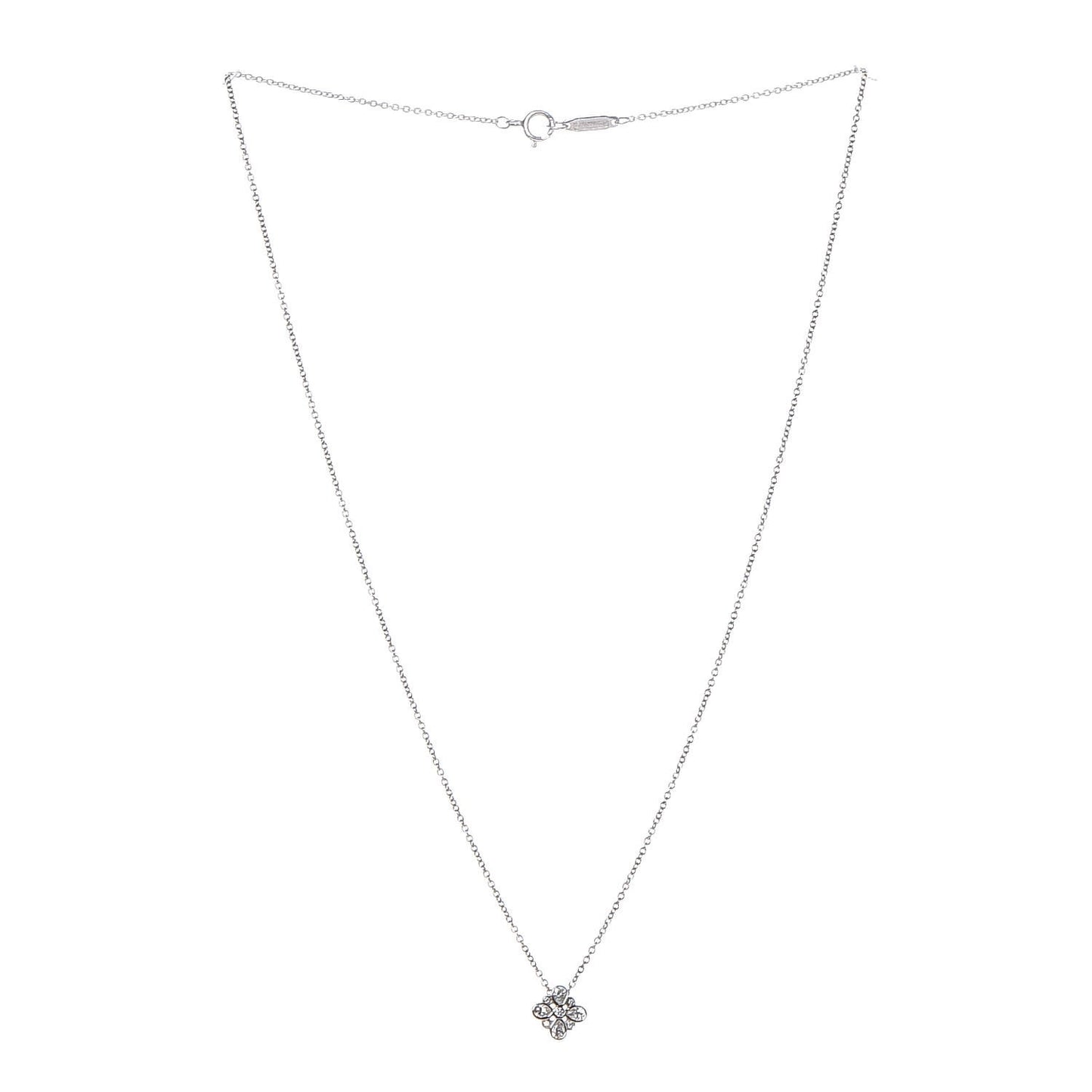 Platinum Diamond Enchant Pendant Necklace