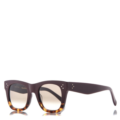 Celine Acetate Catherine Sunglasses CL41089/S Burgundy Havana 1 of 7