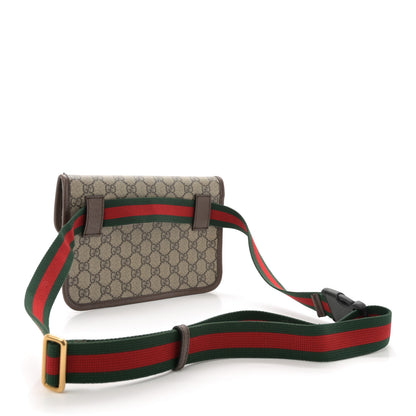 Gucci GG Supreme Monogram Neo Vintage Web Belt Bag Brown 3 of 12