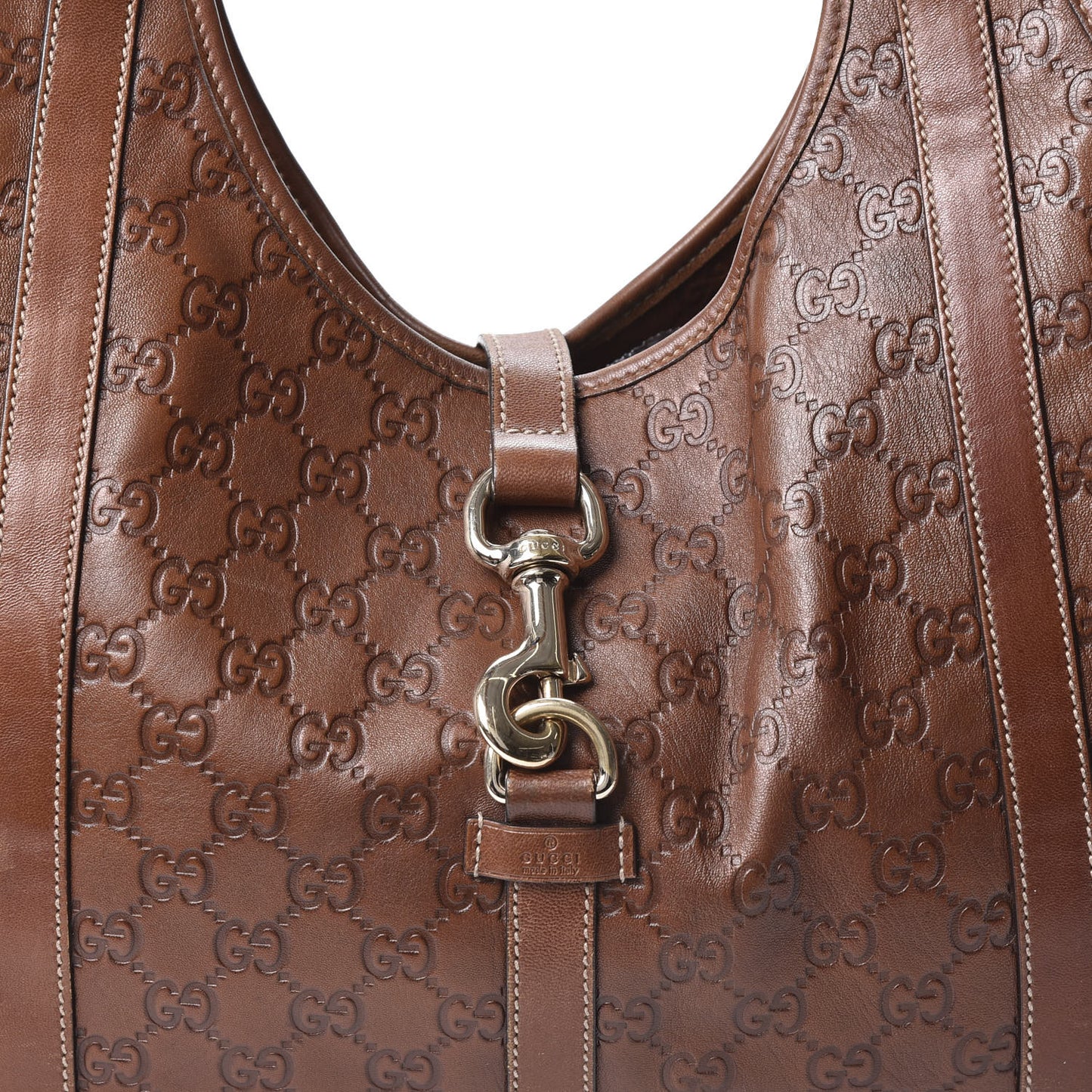 Guccissima Medium Joy Shoulder Bag Brown