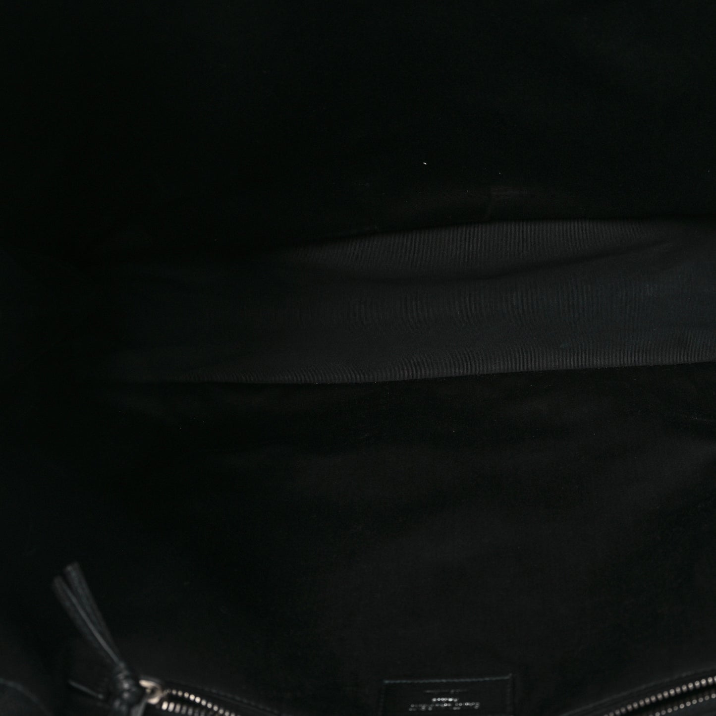 Raffia Linen Calfskin Rive Gauche Tote Black