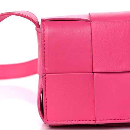 Bottega Veneta Lambskin Maxi Intrecciato Extra Mini Cassette Crossbody Bag Bon Bon 11 of 11