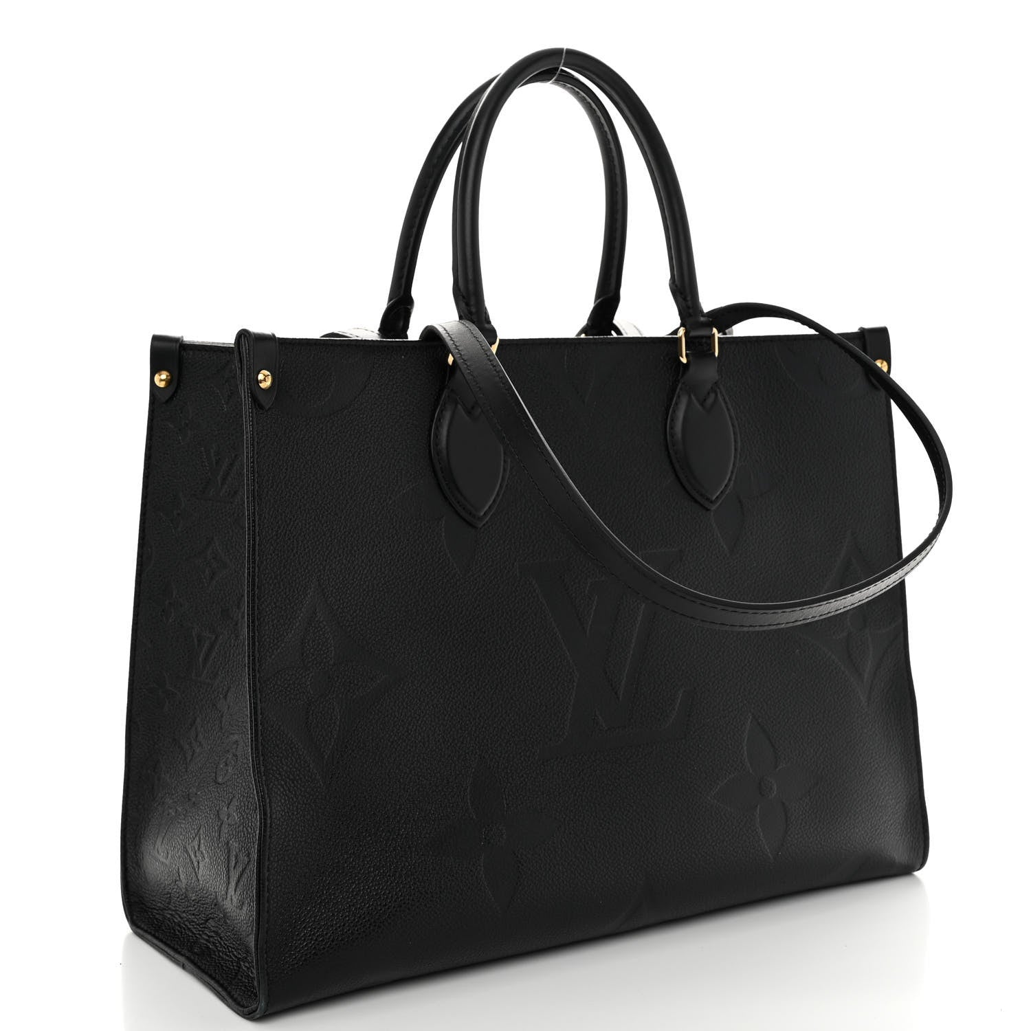 Louis Vuitton Empreinte Monogram Giant Onthego MM Black 3 of 9